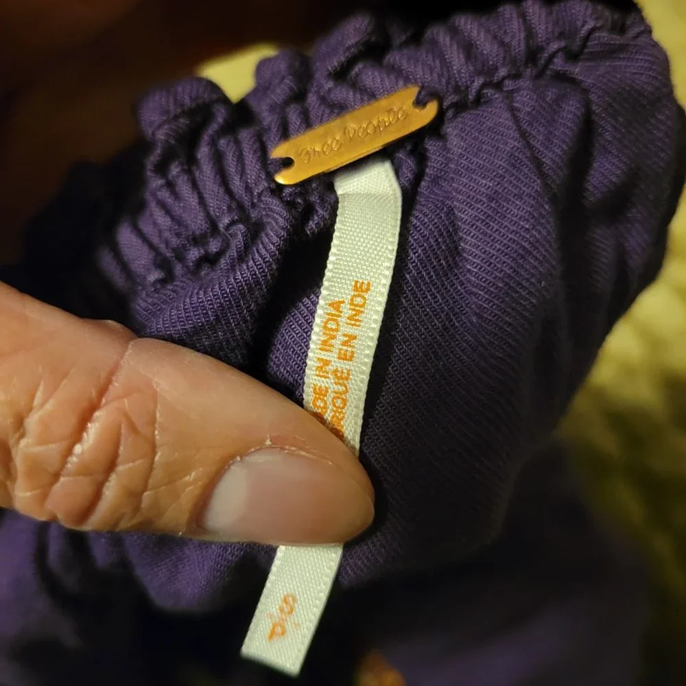 EUC Free People Off The Shoulder Mini Dress - Picture 7 of 8